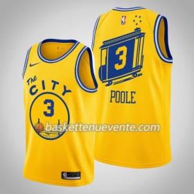 Maillot Basket Golden State Warriors Jordan Poole 3 2019-20 Nike Hardwood Classics Swingman - Homme